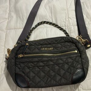 MZ Wallace dark gray handbag